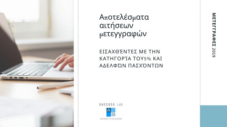 &Epsilon;&nu;&eta;&mu;έ&rho;&omega;&sigma;&eta; &alpha;&pi;&omicron;&tau;&epsilon;&lambda;&epsilon;&sigma;&mu;ά&tau;&omega;&nu; &alpha;&iota;&tau;ή&sigma;&epsilon;&omega;&nu; &mu;&epsilon;&tau;&epsilon;&gamma;&gamma;&rho;&alpha;&phi;ώ&nu; &gamma;&iota;&alpha; &epsilon;&iota;&sigma;&alpha;&chi;&theta;έ&nu;&tau;&epsilon;&sigmaf; &mu;&epsilon; &tau;&eta;&nu; &kappa;&alpha;&tau;&eta;&gamma;&omicron;&rho;ί&alpha; &tau;&omicron;&upsilon; 5% &kappa;&alpha;&iota; &alpha;&delta;&epsilon;&lambda;&phi;ώ&nu; &pi;&alpha;&sigma;&chi;ό&nu;&tau;&omega;&nu;